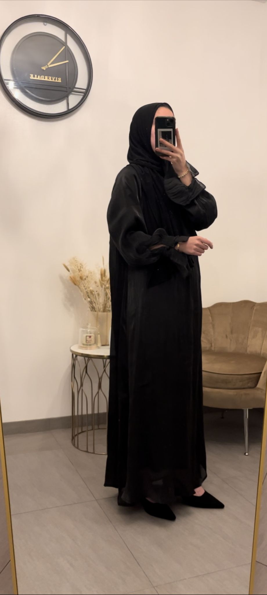 Abaya met classy mouwtjes