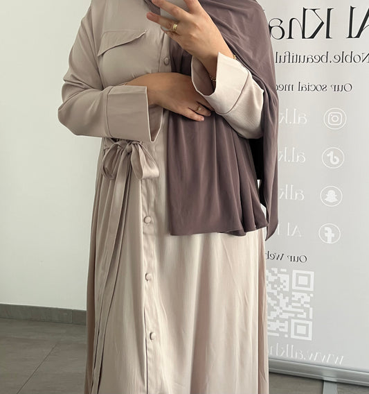 Yasmina dress beige