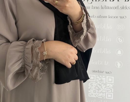 Abaya Taupe